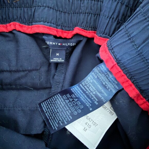 Tommy Hilfiger Casual Comfy Stretch Waist Cotton Blend Tapered Leg Chinos Size M - Picture 7 of 7